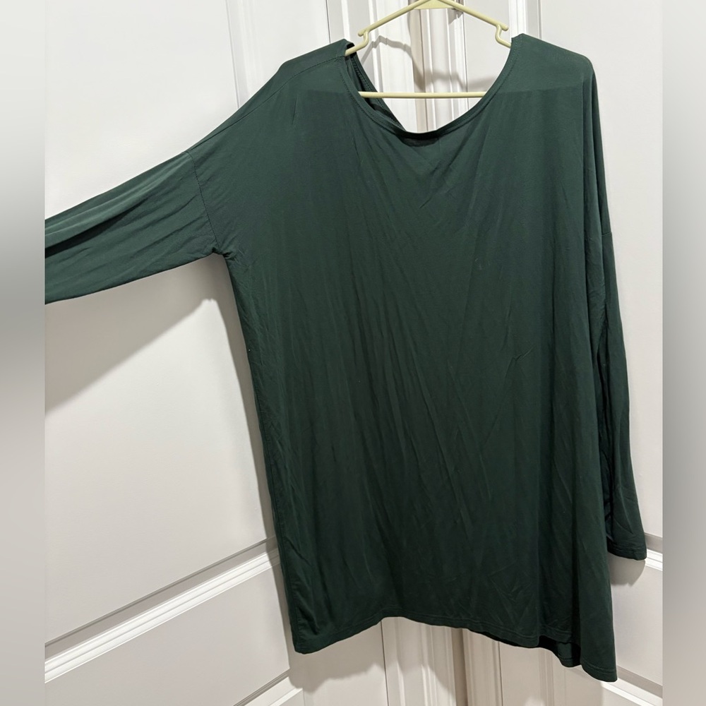 Piko 1988 Forest Green Long Sleeve Dress - Picture 4 of 4